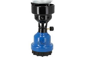 AO HOOKAH AO® Horno de acampada hornillo camping gas cocina de gas quemador encendedor para carbón cachimba natural (Azul)