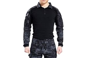 ATAIRSOFT männer BDU Combat Langarm Tarnhemd Mit Ellbogenschutz Schutz für Militärische Armee Airsoft