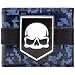 Produktbild Call of Duty Bedrohliches Schädellogo COD Blau Portemonnaie Geldbörse