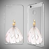 Huawei Nova Hülle Handyhülle von NICA, Slim Silikon Motiv Case Cover Crystal Schutzhülle Dünn Durchsichtig, Etui Handy-Tasche Backcover Transparent Bumper für Nova Phone, Designs:Princess Pink - 
