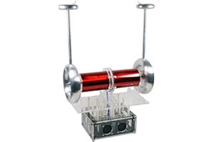 RKXKJ Tesla Coil DIY Kit, Artificial Lightning Generator, Supports Music Effects, 30cm Long Electric Arc, Cooling Fan, It Is Small, Beautiful and Easy To Display