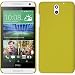 Produktbild PhoneNatic Case für HTC Desire 610 Hülle gelb gummiert Hard-case für Desire 610 + 2 Schutzfolien