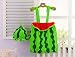 Cute Baby Overall Lovely Watermelon Overall A Suit of Overall And Hat Green