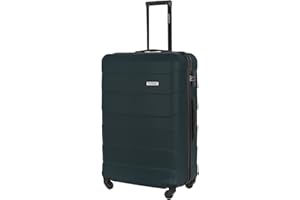 BARRENS Valise Grande Taille XL Bagage Soute 91 L Valises ABS Ultra Resistant 4 Roues Silencieuses Mallette de Voyage XXL Check in Luggage Suitcase 77x52x29 cm (Vert)
