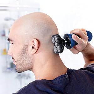 TurnRaise Bald Head Shaver, Rechargeable 5 Headed Flex Shaver Razor Designed for Bald Head and Face Shaving (UPGRADED…