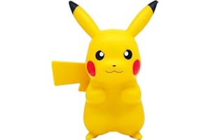 Teknofun 811372 Pokémon Pikachu lampa LED z pilotem zdalnego sterowania, żółta