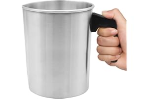 HONGTELLOR Candle Wax Melting Pot,Dripless Pouring Pitcher Candle Making Pot with Heat-Resistant Handle,Candle Warmers for Candle Making and Soap Making Crafts for Home Kitchen (3L)