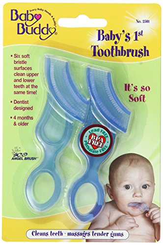Baby Buddy Baby's 1st Toothbrush Blue (Pack of 2)
