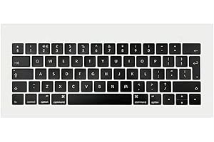 ICTION QWERTY - Set di tasti di ricambio per tastiera del Regno Unito, per MacBook Pro Retina 13" 15" A1706 A1707 tasti tastiera UK