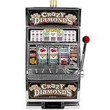 RecZone Crazy Diamonds Slot Machine Bank - Authentic Replication by Trademark Global - Toys