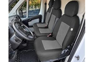 ACCESORIONLINE Accessorionline Housses de siège 3 places pour Jumper/DUCATO/Boxer (modèles à partir de 2014) 100 % sur mesure, qualité maximale