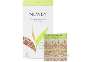 Newby Teas Classic Green Sencha Tea Bags (Pack of 1, Total 25)