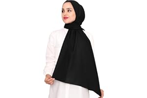 KWJEIULSOQ Kopftuch Damen Hijab Muslimisch Damen Tuch Schal Premium Chiffon Hijab Kopftuch Schal aus Leicht Stoff Seidenweiche Chiffon Hijab Moderne Islamische Chiffon Kopftücher für Muslimische Frauen
