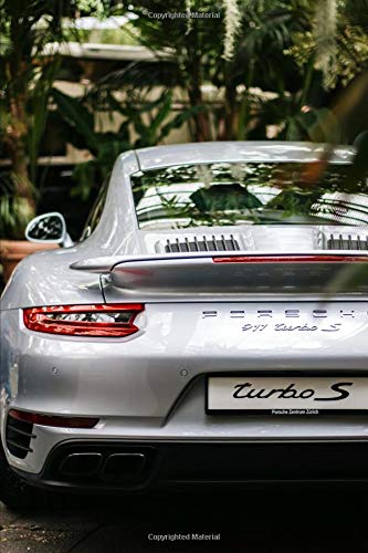 Preisvergleich Produktbild Silver Porsche Turbo S Sports Car Notebook: 2019 Weekly Planner with Note Paper Section