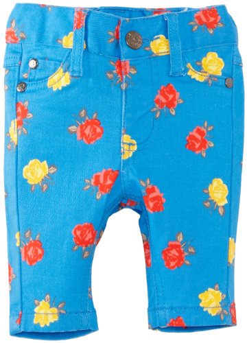 Pumpkin Patch W3BG60019 B Baby Girl's Jeans Lagoon Blue Newborn