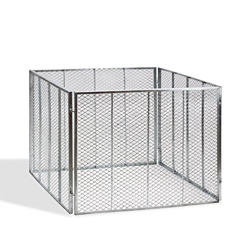 Preisvergleich Produktbild DEMA Metallkomposter 107x107x82 cm vollverzinkt