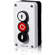 Scatola Pulsanti Momentanea Per Sollevamento - Rosso, Verde, Nero, Bianco, Impermeabile IP32, Per Argani E Porte - Foto 11