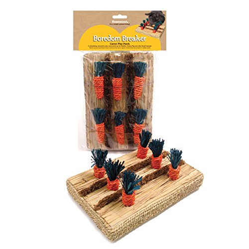 Boredom Breakers Actividad para Animales pequeños, Divertida área de Juegos con Zanahorias de Juguete, de Rosewood