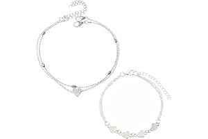 ARHZ 2 PCS ankle chains cavigliera donna cavigliere boho bracciale cavigliera cavigliera donna acciaio cavigliera donna ankle chains