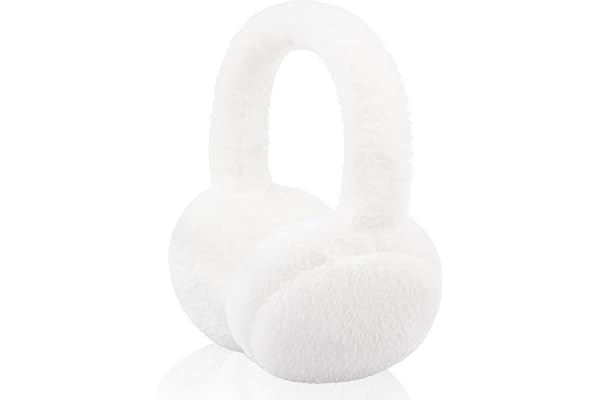 SEYUFN Cache Oreilles Femme Hiver Pliables Cache Oreille Fille Fourrure Chaud Cache Oreille Enfant Garcon Doux Chauffe-oreilles de Mignon