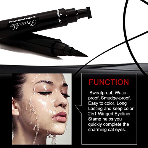Wasserdichter Flüssig-Eyeliner In Schwarz – Langlebig, Feine 0,1mm Spitze Für Präzise Linien