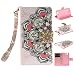 Produktbild Nancen Sony Xperia Z3 Compact / Z3 mini (4,6 Zoll) Handytasche / Handyhülle. Flip Etui Wallet Case in Bookstyle - Premium PU Lederhülle Hülle Cover Mit Lanyard / Strap, Standfunktion, Kreditkarte und Brieftasche