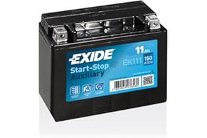 Exide Ek111 Agm Car Battery 11 Ah