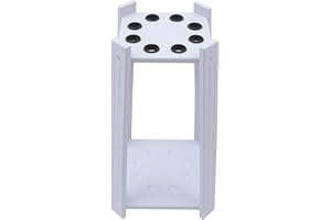 Alnemy Billiard Queue Halter,Queueständer Pool Queue Rack Billard Zubehör zur Aufbewahrung von Billard Kö und Billardkugeln für Heim/Verein Billardwerkzeugen (Weiß)