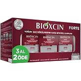 Bioxcin Forte Sa&ccedil; D&ouml;k&uuml;lmesine Karşı Bitkisel Şampuan, 3x300 ml, 3 Al 2 &Ouml;de
