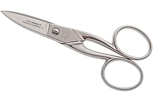 ‎OTTO HERDER MANICURE OTTO HERDER Nagelschere - Extra Scharfe Nagelschere 12cm (4.5") vernickelt leicht gebogen mit exakt geschliffenen Schnittflächen - Fussnagelschere für Fingernägel&Fussnägel