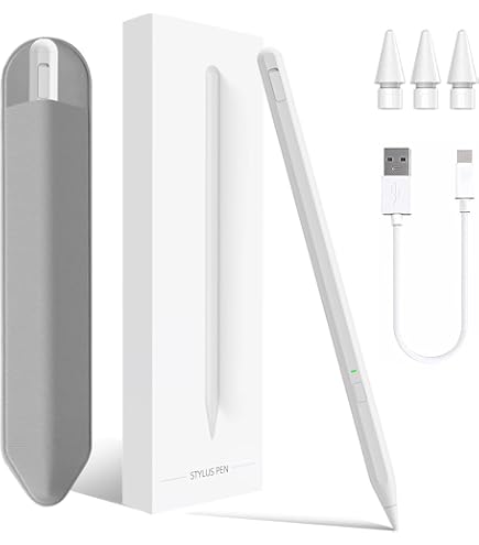 Penna Per IPad 2a Generazione 2018-2024 - Ricarica Rapida 15min, Inclinazione E Rifiuto Palmo - Foto 13