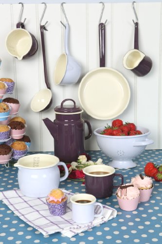 Vintage Home Messbecher, 1,2 Liter, emailliert, Taubengrau - 4