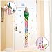 Removable Princess Castle Girl Room Height Tower Growth Chart Wall Sticker for Girls Kids Children Bedroom Wall Mural