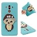Produktbild Huawei Mate 10 PRO Hülle ,Huawei Mate 10 PRO Schutzhülle,Roreikes Kreative TPU Silikonhülle Niedlichen Männliche Eule Muster Schutzhülle Weich Cover Schutzhülle Cover Protector von Scratch, Abstößt, Staub für Huawei Mate 10 PRO