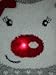 M&Co Baby Light Up Flashing Polar Bear Novelty Christmas Jumper Grey Marl 18/24 Mnth