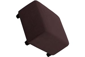 AQIGR Copri Pouf Quadrato 50x50/60x60/80x80 Copertura Ottomana Quadrata, Copripouf in Jacquard, Copripouf con Fondo Elastico, Traspirante e Morbido Elastico per Sgabello Protettivo