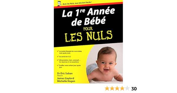 La 1ere Annee De Bebe Pour Les Nuls Gaylord James Hagen Michelle Amazon Fr Livres