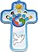 Produktbild Kreuz/Kruzifix, Blau – Motiv Kinder der Erde – Frieden und Beruhigung