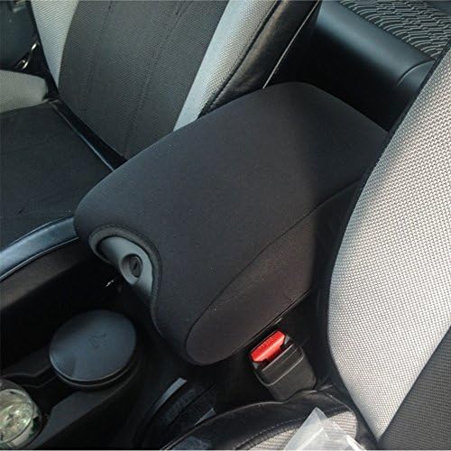 Safaripal Neoprene Center Console Armrest Pad Cover for Jeep Wrangler &amp; Unlimited 2011-2014 Black by Safaripal