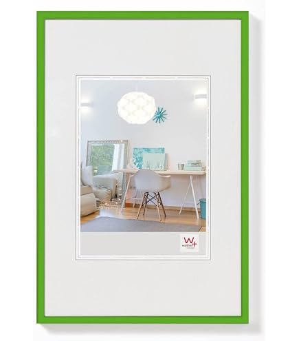 Icona Bay Bilderrahmen Lila 12x18 Cm – Massivholz Rahmen Im Skandinavischen Stil, Inkl. Glas & Aufhänger