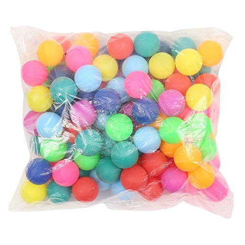 hollylife Lot de 150 PCS Balles de Tennis de Table Boules Balles de ping Pong 40mm Ideal pour Les Jeux, Decoration, Jouets