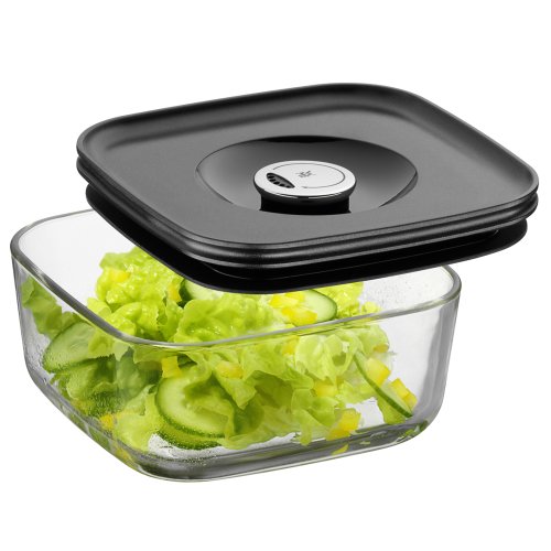 WMF Frischhalte- und Aufbewahrungssystem 15 x 15 cm Depot Fresh Cromargan Edelstahl rostfrei 18/10 Silikon spülmaschinengeeignet - 4