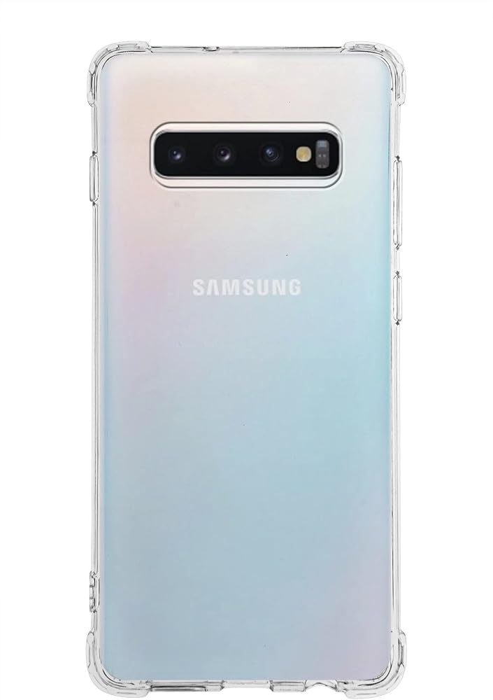 KZY İletişim Samsung Galaxy S10 Plus ile uyumlu ile Uyumlu Kapak Köşe Korumalı Airbag Antishock Silikon Kılıf