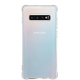 غطاء KZY Contact متوافق مع غطاء Samsung Galaxy S10 Plus الواقي من الصدمات والوسادة الهوائية والسيليكون
