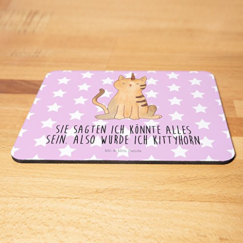 Mr. & Mrs. Panda Mauspad Druck Einhorn Katze – 100% handmade in Norddeutschland – Einhorn, Unicorn, Katzer, Mieze, Regenbogen, Glitzer, Einhornpower, Erwachsenwerden, Einhornliebe, Katze, Katzenliebe, Katzenhorn, Einhornkatze, Kittyhorn Mouse Pad, Mousepad, Computer, PC, Männer, Mauspad, Maus, Geschenk, Druck, Schenken, Motiv, Arbeitszimmer, Arbeit, Büro Einhorn, Unicorn, Katzer, Mieze, Regenbogen, Glitzer, Einhornpower, Erwachsenwerden, Einhornliebe, Katze, Katzenliebe, Katzenhorn, Einhornkatze - 3