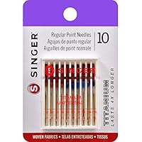 Universal Regular Point Needles -Size 80/11 (4), 90/14 (4) & 100/16 (2)