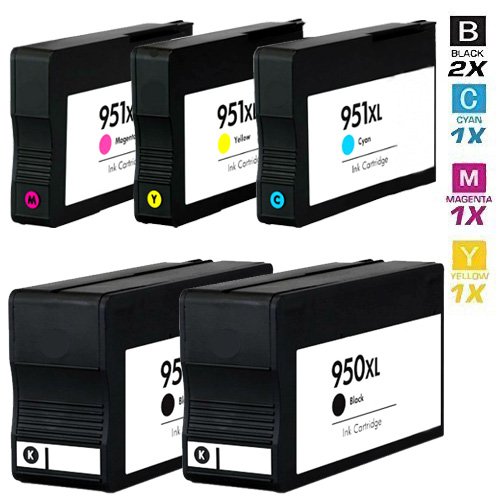 Preisvergleich Produktbild 5 SCHNEIDERPRINTWARE Tintenpatronen ( 20 PROZENT höhere DRUCKLEISTUNG) (nach ISO / IEC 24711) kompatibel zu HP 950XL / HP 951XL für HP Officejet Pro 251dw ,Pro 276dw , Pro 8100 ePrinter , Pro 8600 ,Pro 8600 Plus , Pro 8600 Premium , Pro 8610 e-All-in-One ,Pro 8616 e-All-in-one,Pro 8620 e-All-in-One