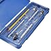 Produktbild CAMTOA 3PCS Alkohol Hydrometer Meter Vinometer Tester 0 Bis 100 % Mit Thermometer Für Wein Wodka Whiskey Alkoholometer Messwerkzeuge Alkoholmessgerät + Etui