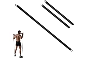 RIAWEXEN Fitnessbänder Stange Pilates Bars Widerstandsbänder Krafttraining Fitnessgeräte für Zuhause Männer Frauen Resistance Bands Bar Trainingsbänder Zuhause Yoga Gym Fitness Exercise