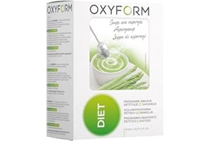 OXYFORM BY OXYLENT Laboratoires Oxyform I 12 Repas Soupes Asperge Minceur Diététique I Potage Protéines Préparation Soupe Poudre I Faibles Calories & Riches En Vitamines I 84 Kcal par Portions I Lot 2 Sachets I 300 g